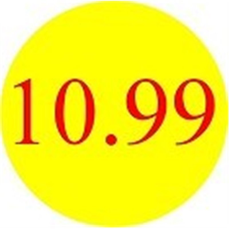 '10.99' Promotional Labels / Stickers - Qty: 2000