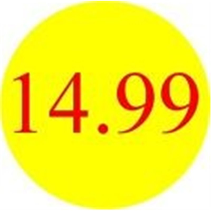 '14.99' Promotional Labels / Stickers - Qty: 2000