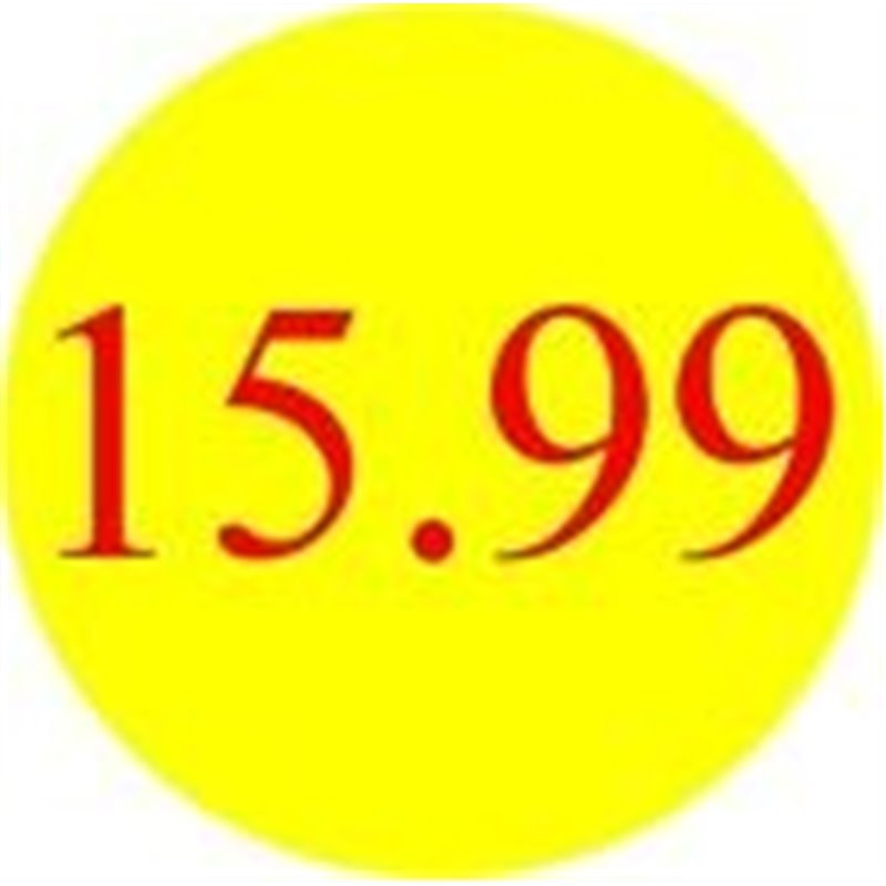 '15.99' Promotional Labels / Stickers - Qty: 2000