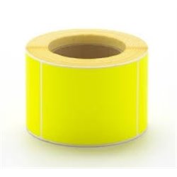 5,000 101 x 150mm Yellow Direct Thermal Labels - 76mm Core