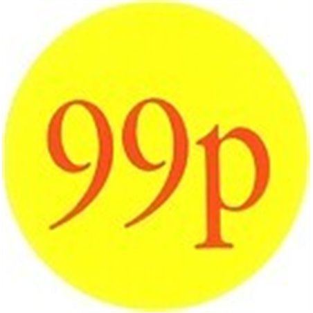 '99p' Promotional Labels / Stickers - Qty: 2000