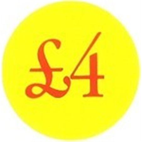 '£4' Promotional Labels / Stickers - Qty: 2000