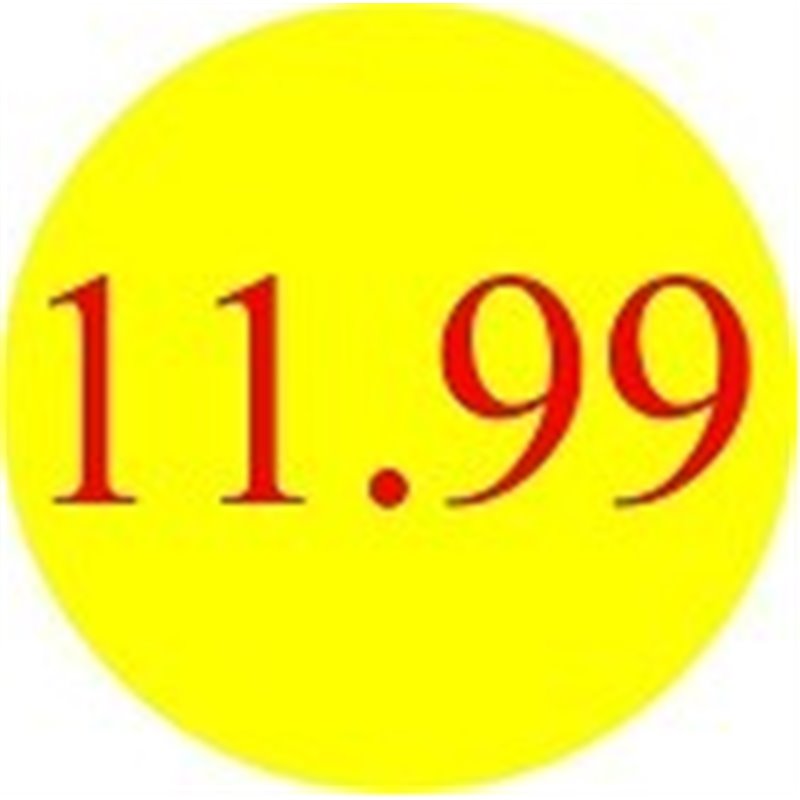 '11.99' Promotional Labels / Stickers - Qty: 2000