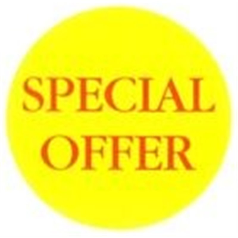 'Special Offer' off' Promotional Labels / Stickers - Qty: 2000