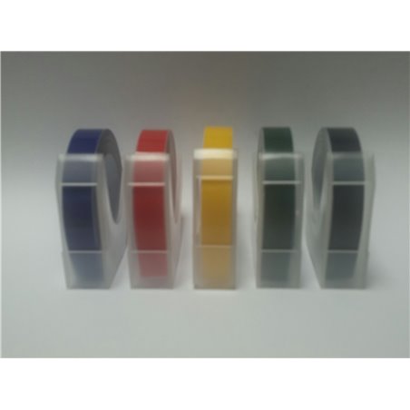 Motex E101 Embossing Tape (1 of each Colour)(Pack of 5)