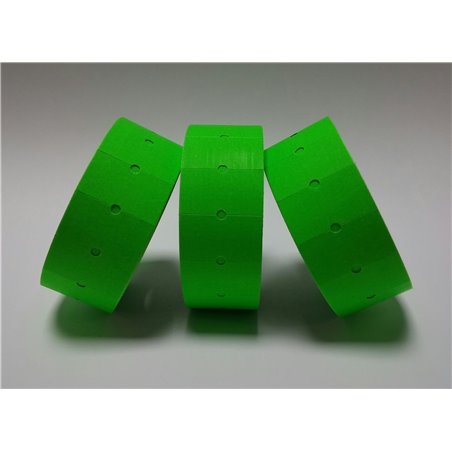 50,000 Fluorescent Green Peelable Price Gun Pricing Labels - CT1 22 x 12mm