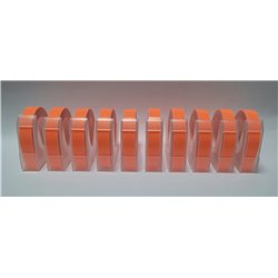 Motex E101 Embossing Tape (Fluorescent Orange)(Pack of 5)